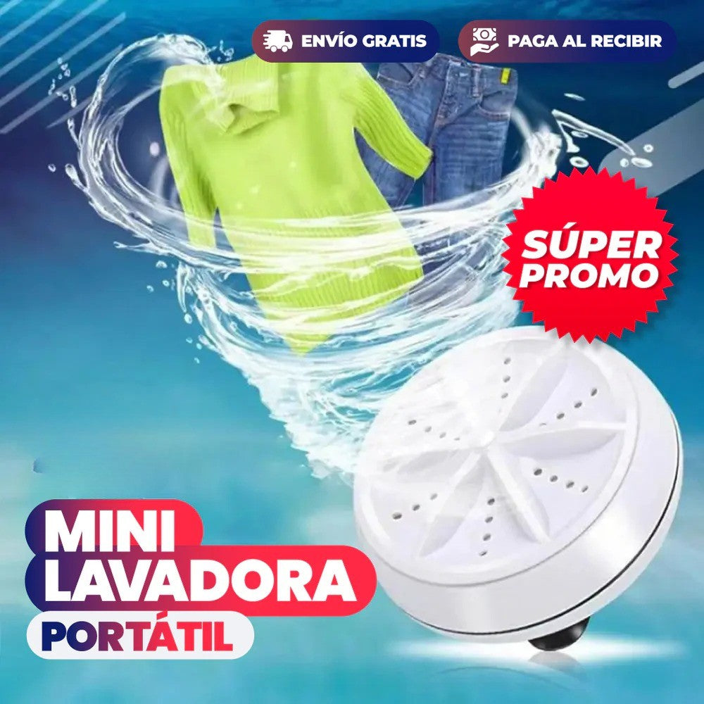 Mini Lavadora Portátil - Ultrarápida